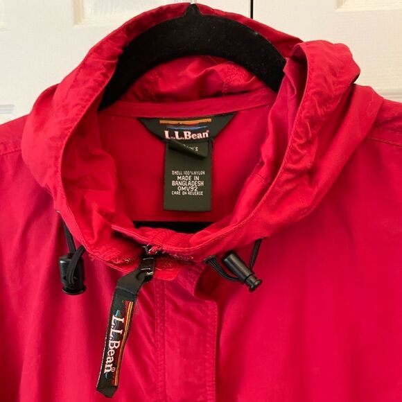 L.L. Bean Vintage Red 1/4 Zip Pullover Jacket Size Medium - Picture 3 of 10